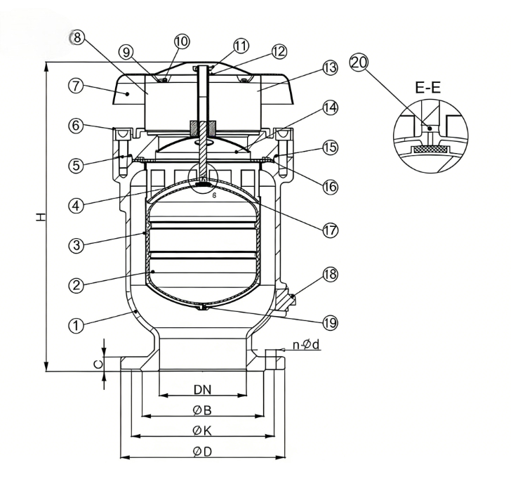 High-pressure floating ball valve