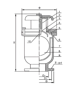 High-pressure floating ball valve